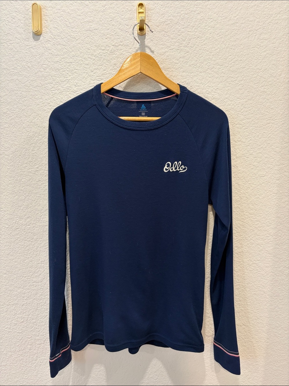 Odlo - Men's Navy Long-Sleeve Crew Sweater